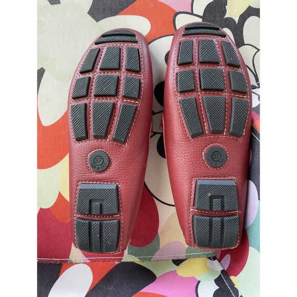 Driving Moccasins Loafers Metal Buckle Casual Slip On Shoes Made in Italy 6.5 - Picture 6 of 7